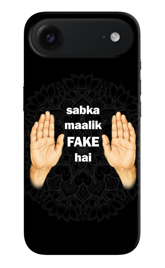 Sabka Malik Fake iPhone Air Hard Case Back Cover by Casekaro