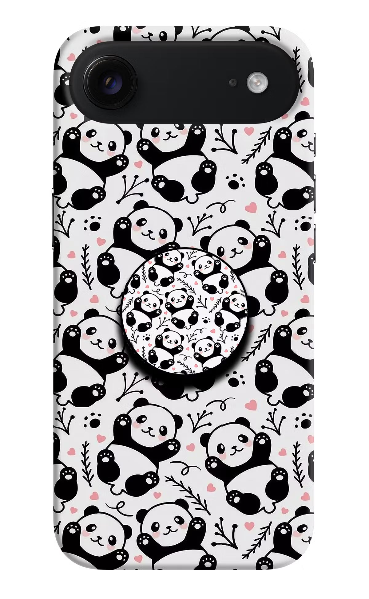 Cute Panda iPhone Air Pop Case by Casekaro