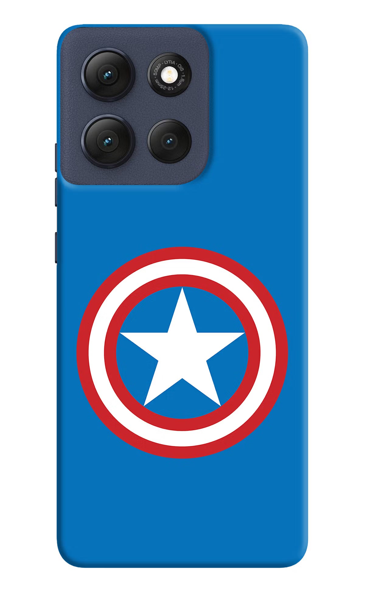 Captain America Logo Moto G86 Power Hard Case Back Cover by Casekaro