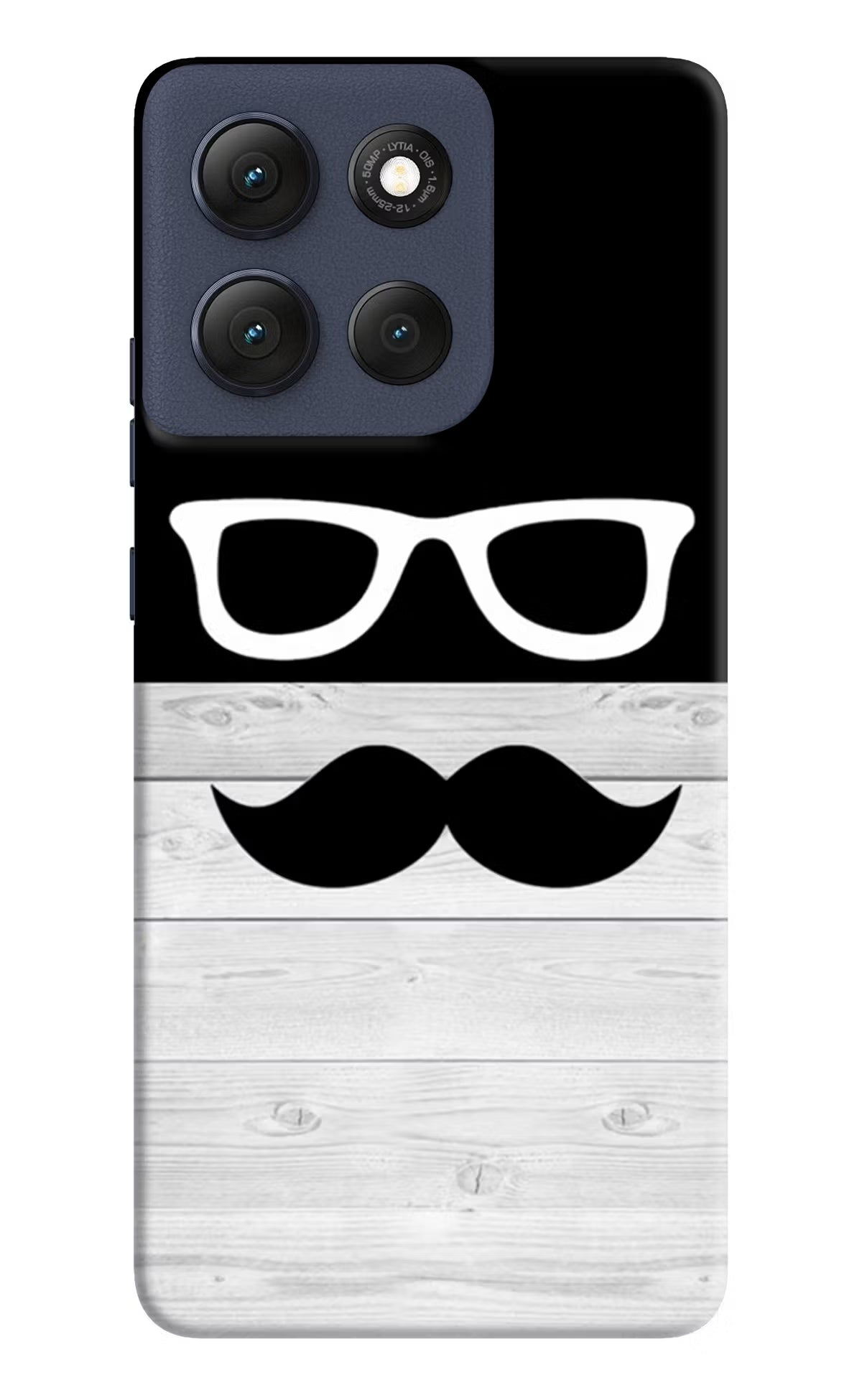 Mustache Moto G86 Power Hard Case Back Cover by Casekaro
