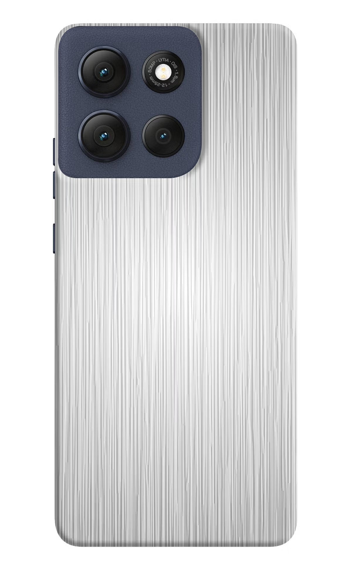 Wooden Grey Texture Moto G86 Power Hard Case Back Cover by Casekaro