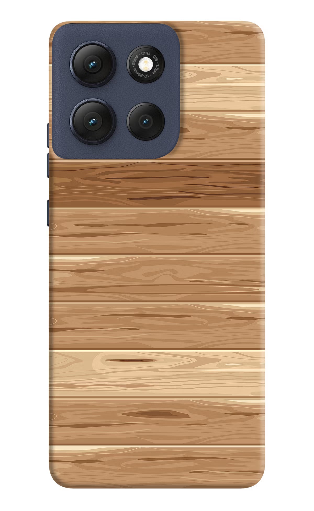 Wooden Vector Moto G86 Power Hard Case Back Cover by Casekaro