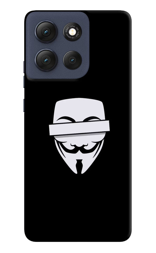 Anonymous Face Moto G86 Power Hard Case Back Cover by Casekaro