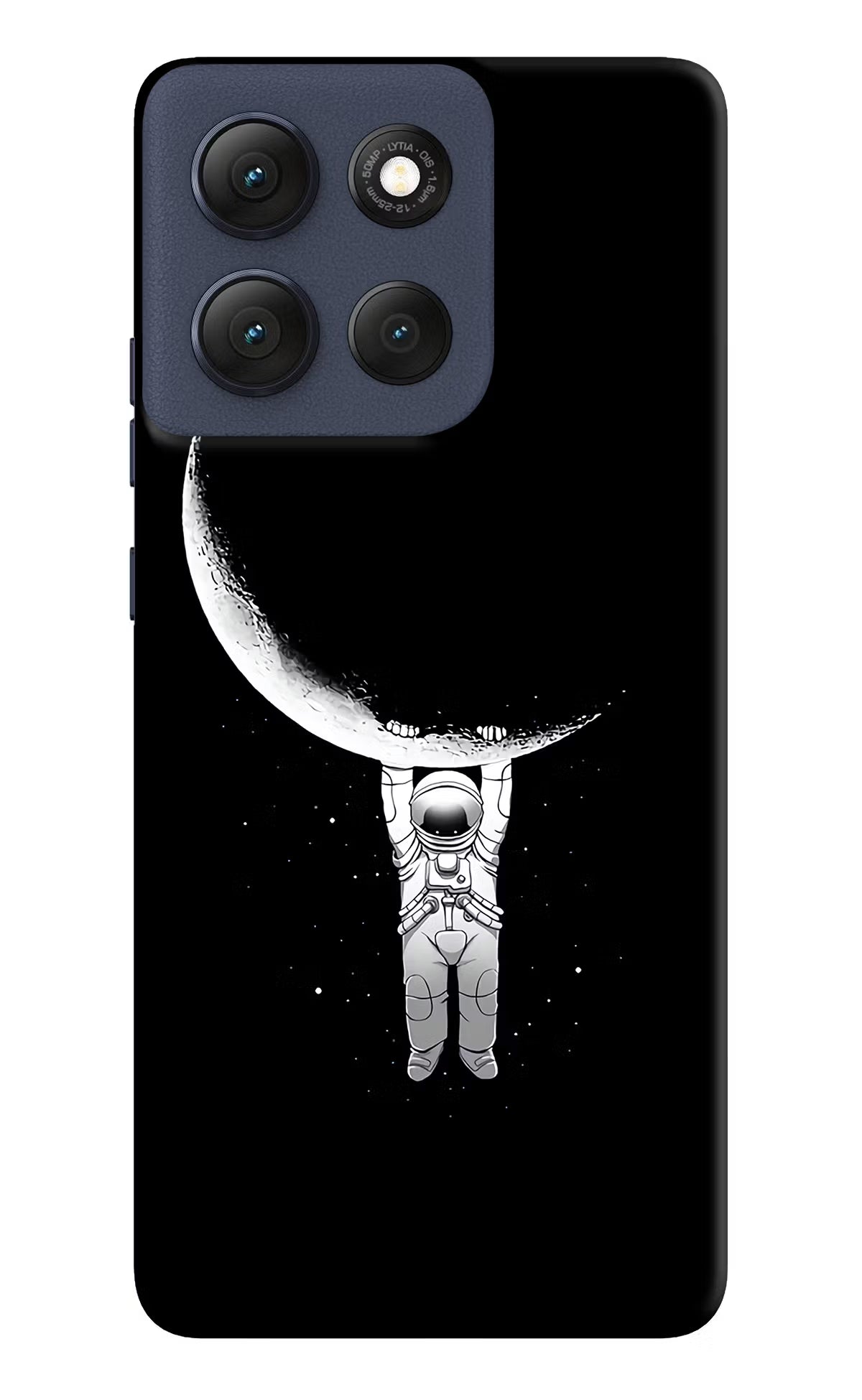 Moon Space Moto G86 Power Hard Case Back Cover by Casekaro