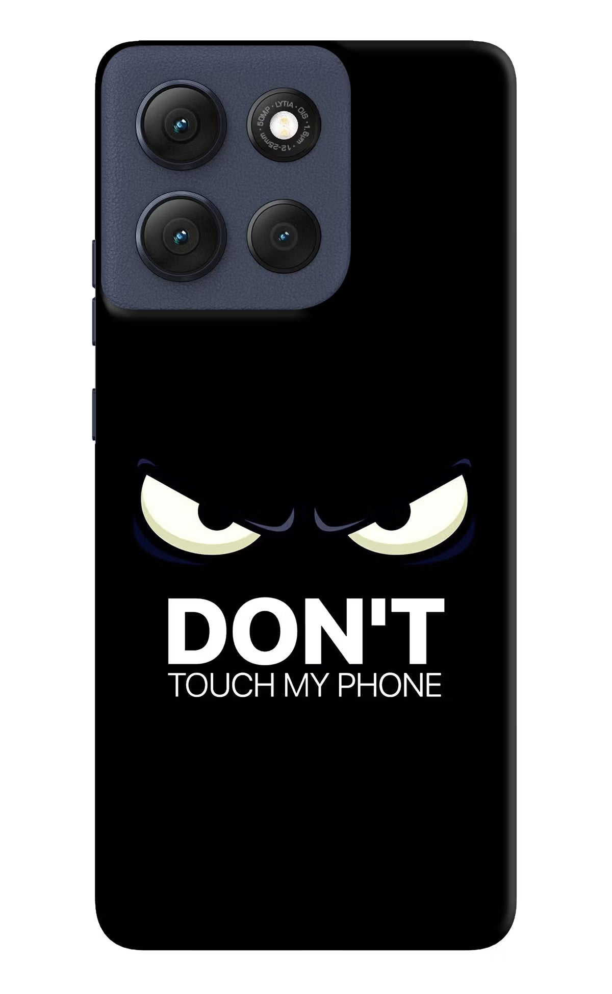Don'T Touch My Phone Moto G86 Power Hard Case Back Cover by Casekaro