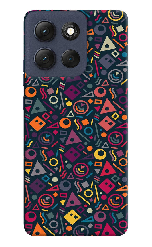 Geometric Abstract Moto G86 Power Hard Case Back Cover by Casekaro