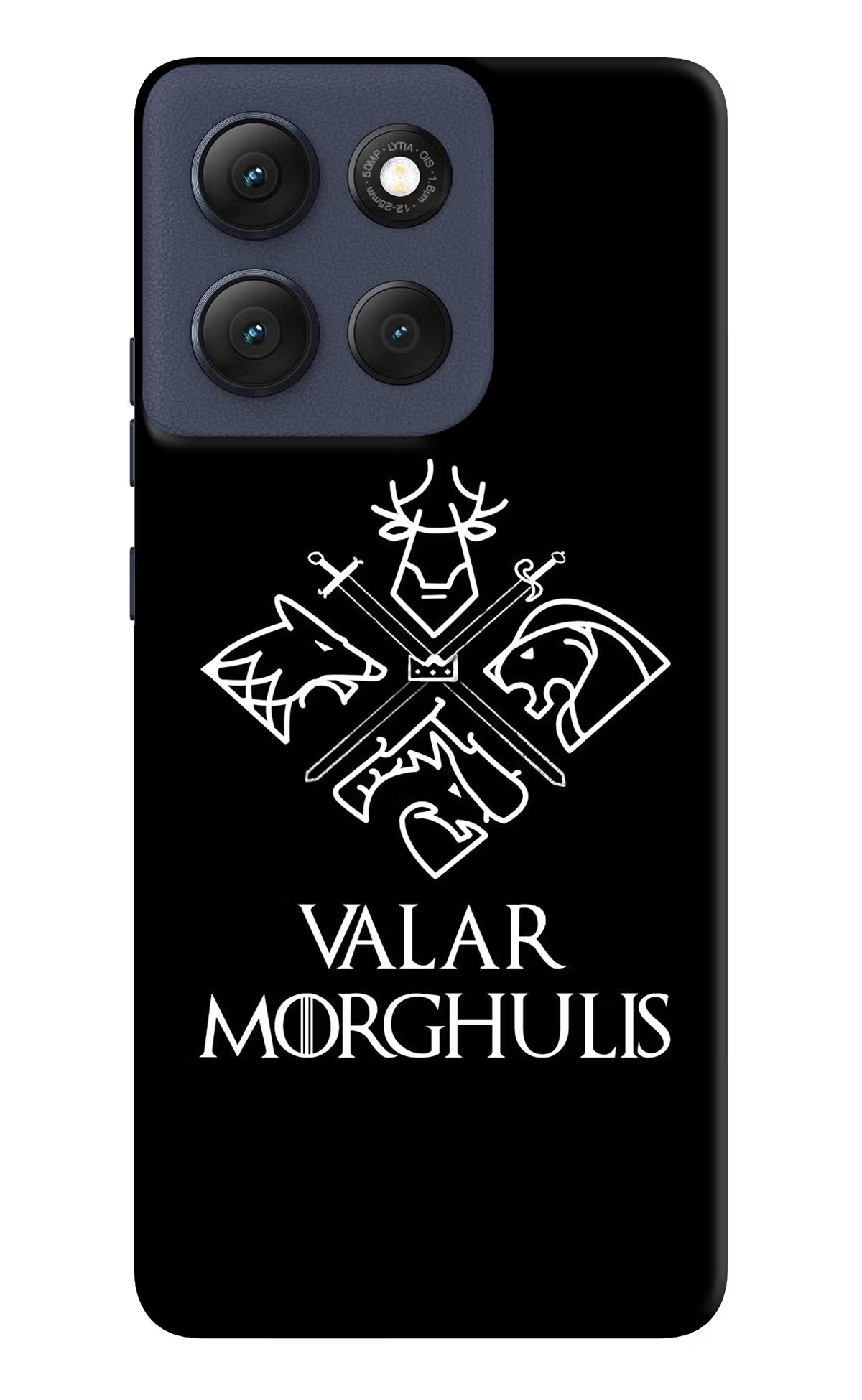 Valar Morghulis | Game Of Thrones Moto G86 Power Hard Case Back Cover by Casekaro