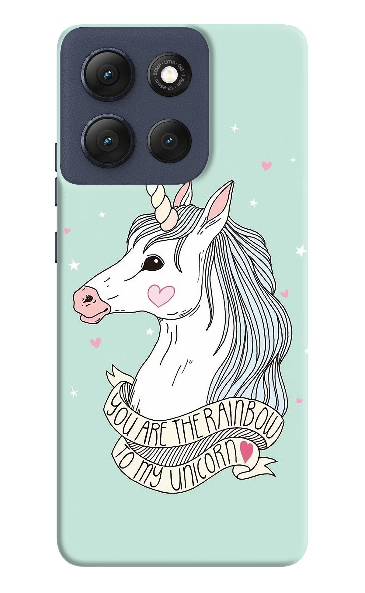 Unicorn Wallpaper Moto G86 Power Hard Case Back Cover by Casekaro