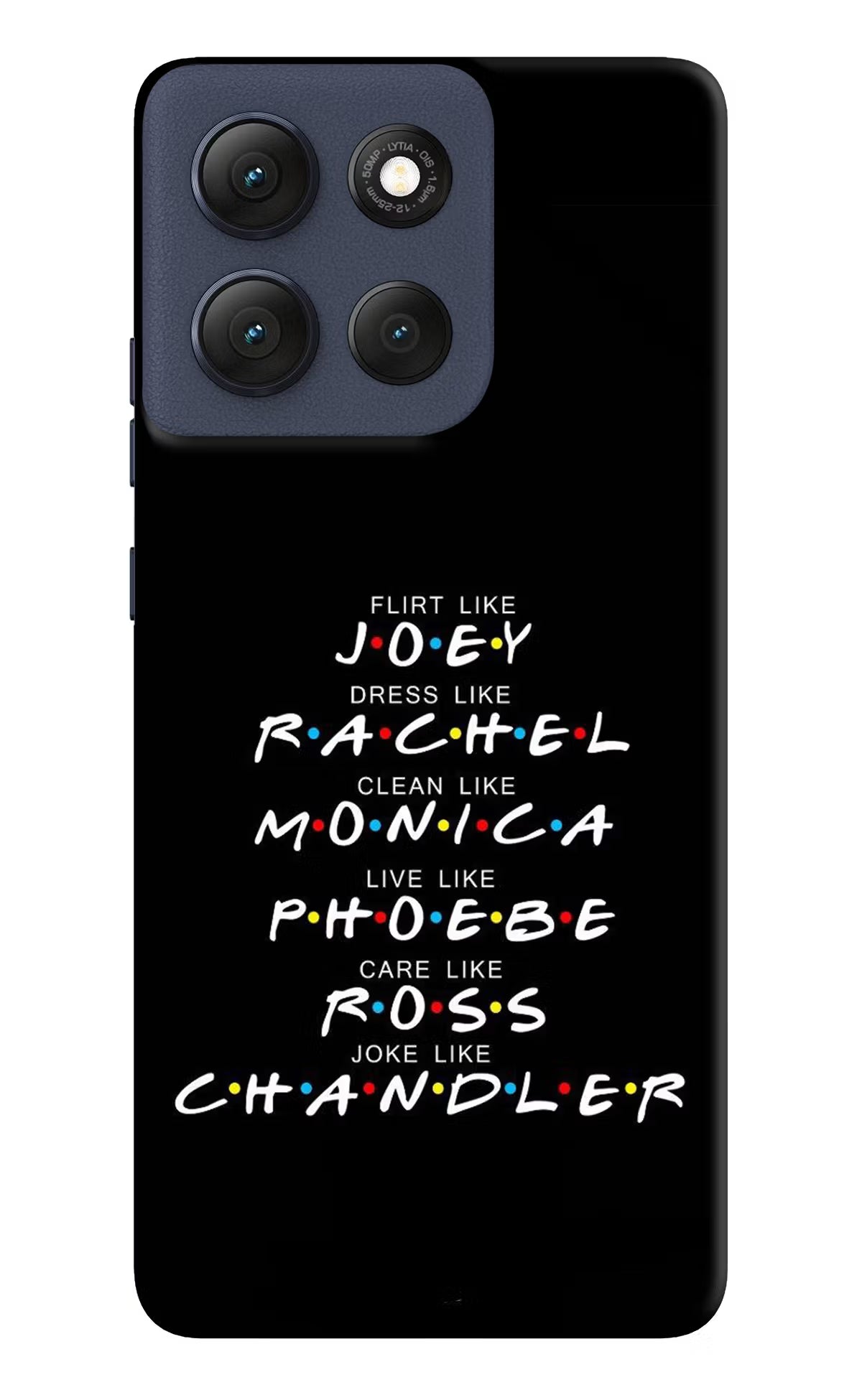 FRIENDS Character Moto G86 Power Hard Case Back Cover by Casekaro