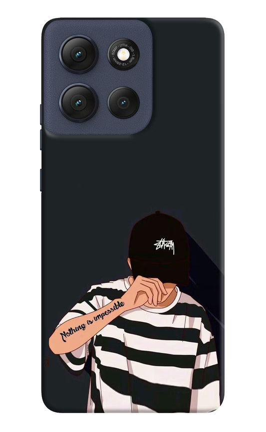 Aesthetic Boy Moto G86 Power Hard Case Back Cover by Casekaro