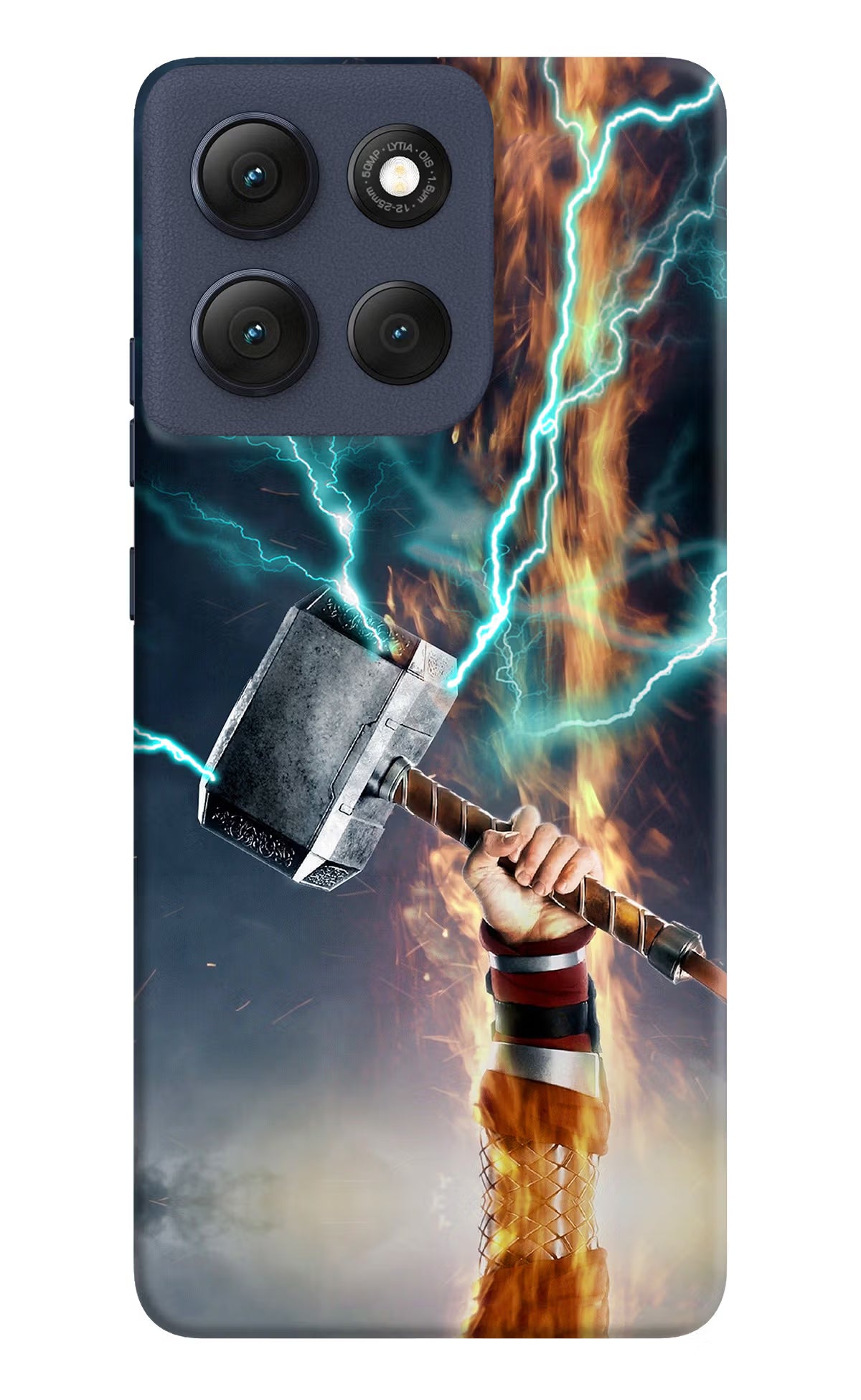Thor Hammer Mjolnir Moto G86 Power Hard Case Back Cover by Casekaro