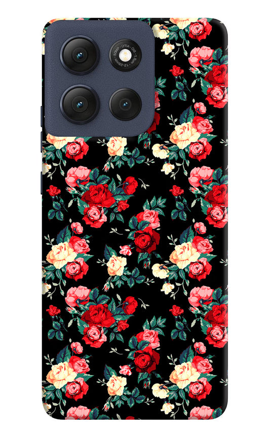 Rose Pattern Moto G86 Power Hard Case Back Cover by Casekaro
