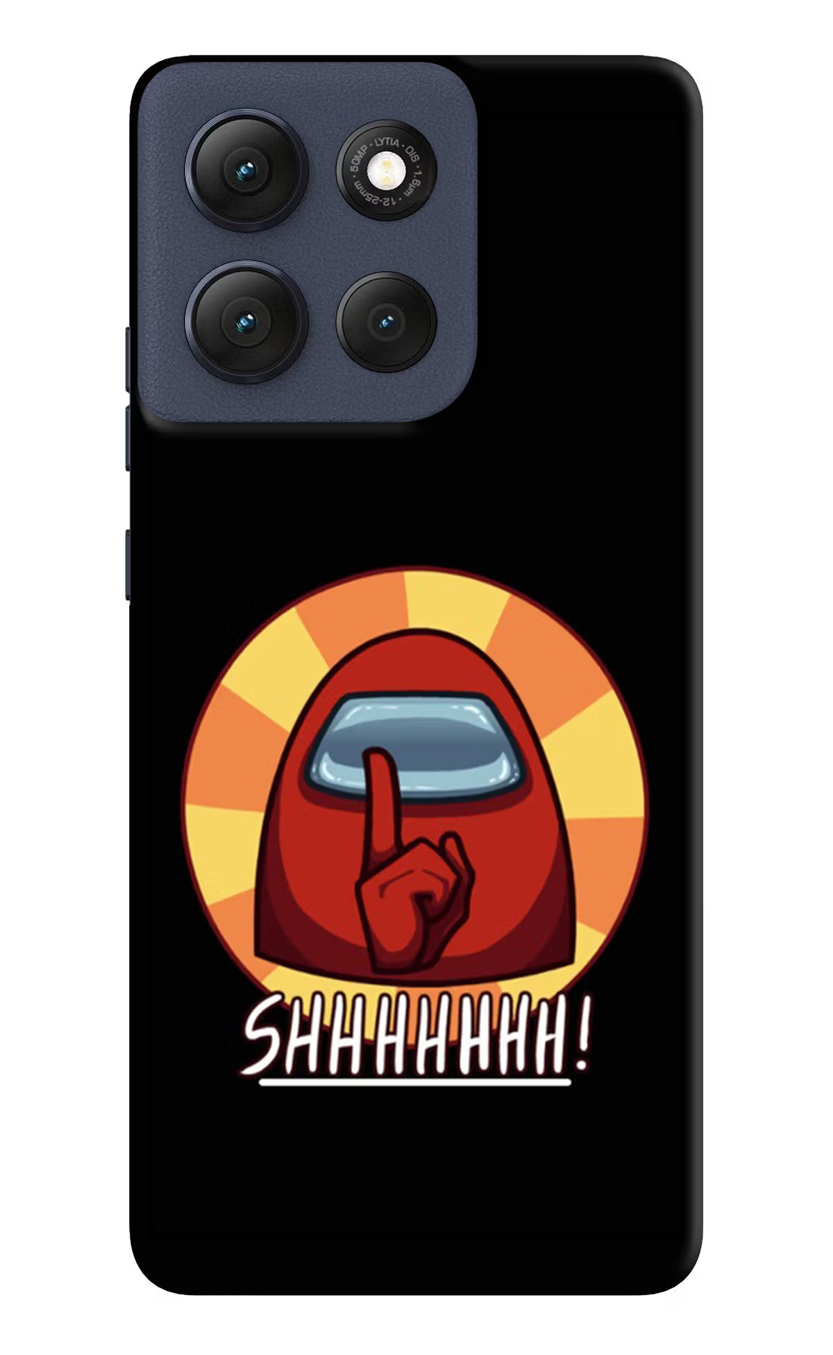 Among Us Shhh! Moto G86 Power Hard Case Back Cover by Casekaro