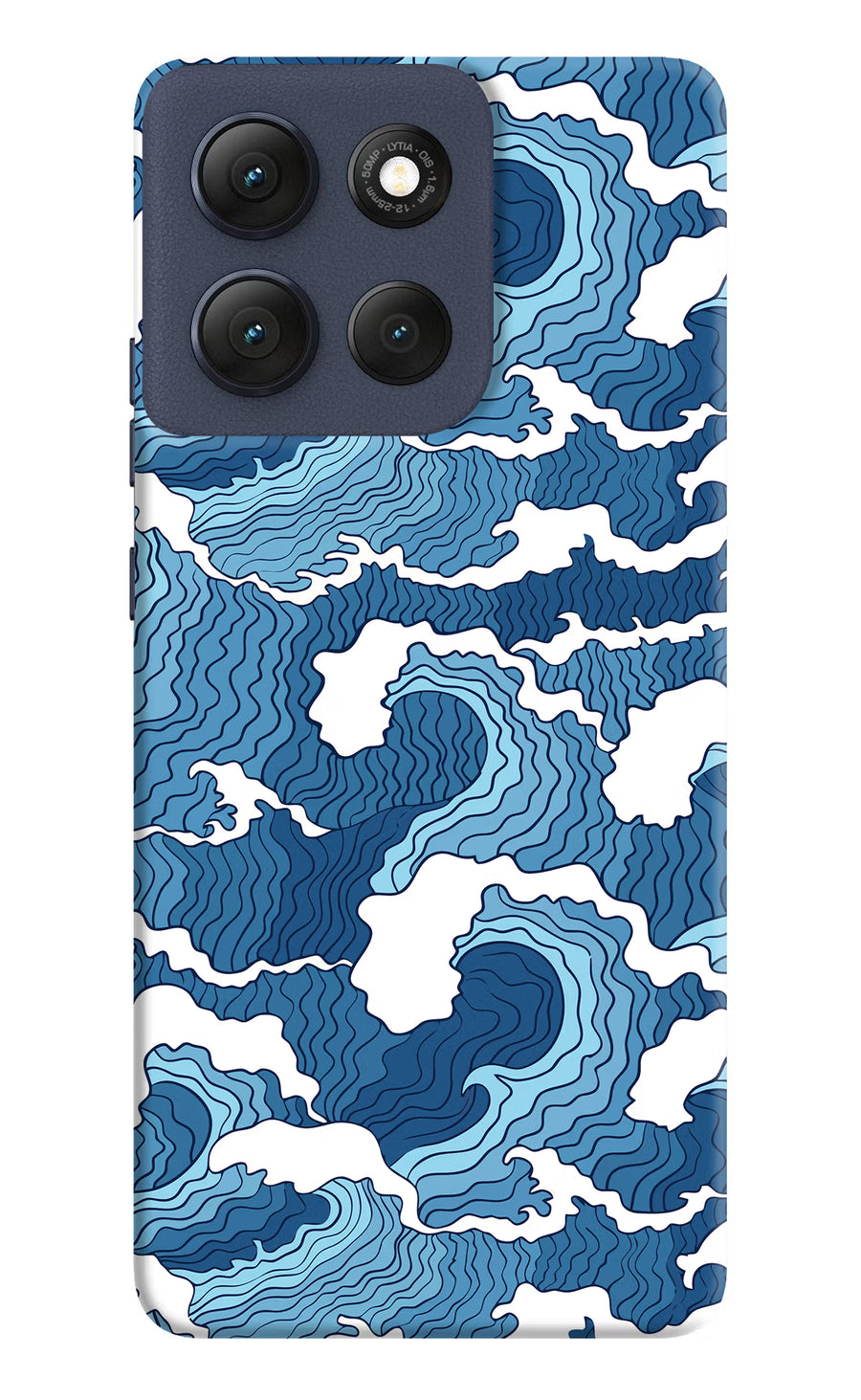 Blue Waves Moto G86 Power Back Cover, Hard case