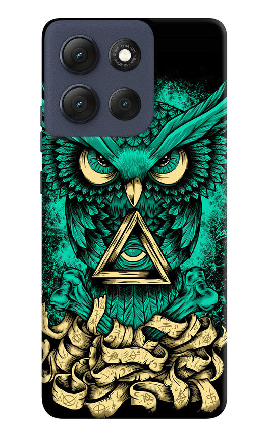 Green Owl Moto G86 Power Hard Case Back Cover by Casekaro