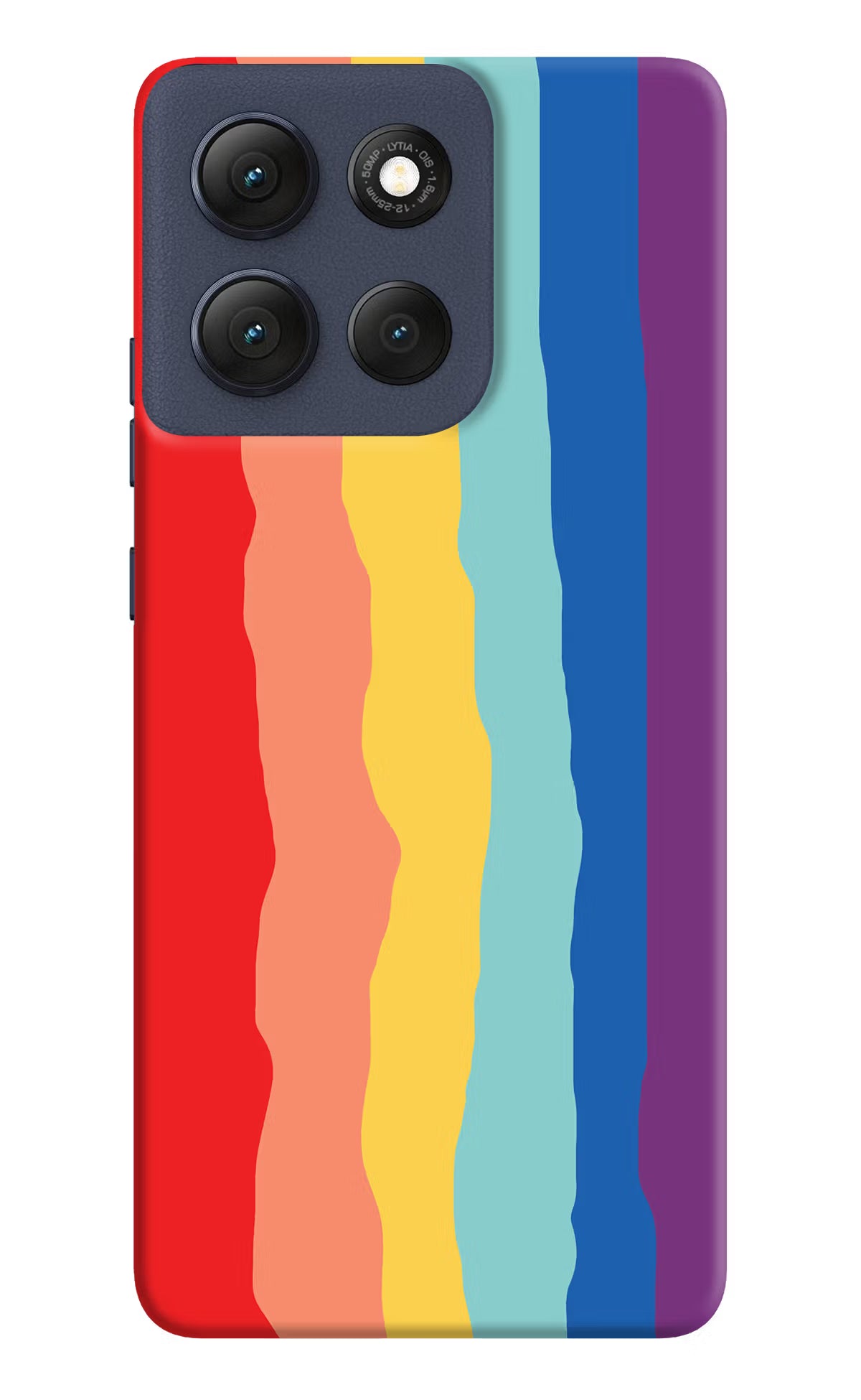Rainbow Moto G86 Power Hard Case Back Cover by Casekaro