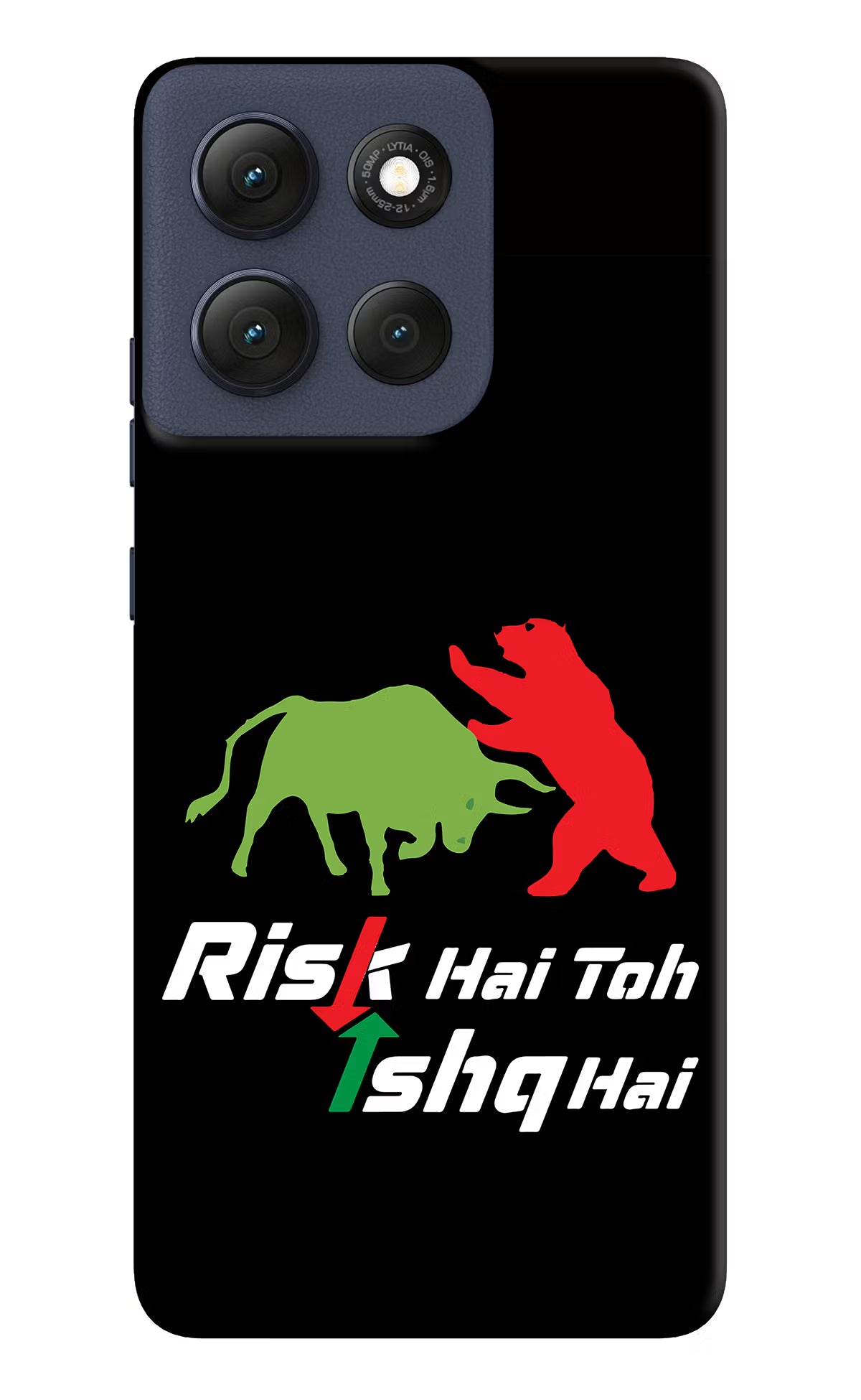 Risk Hai Toh Ishq Hai Moto G86 Power Hard Case Back Cover by Casekaro