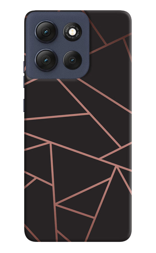 Geometric Pattern Moto G86 Power Hard Case Back Cover by Casekaro