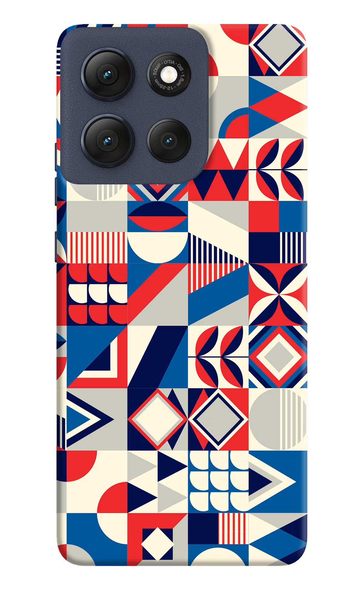 Colorful Pattern Moto G86 Power Hard Case Back Cover by Casekaro