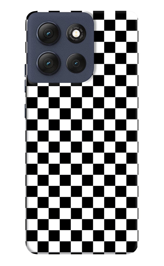 Chess Board Moto G86 Power Hard Case Back Cover by Casekaro