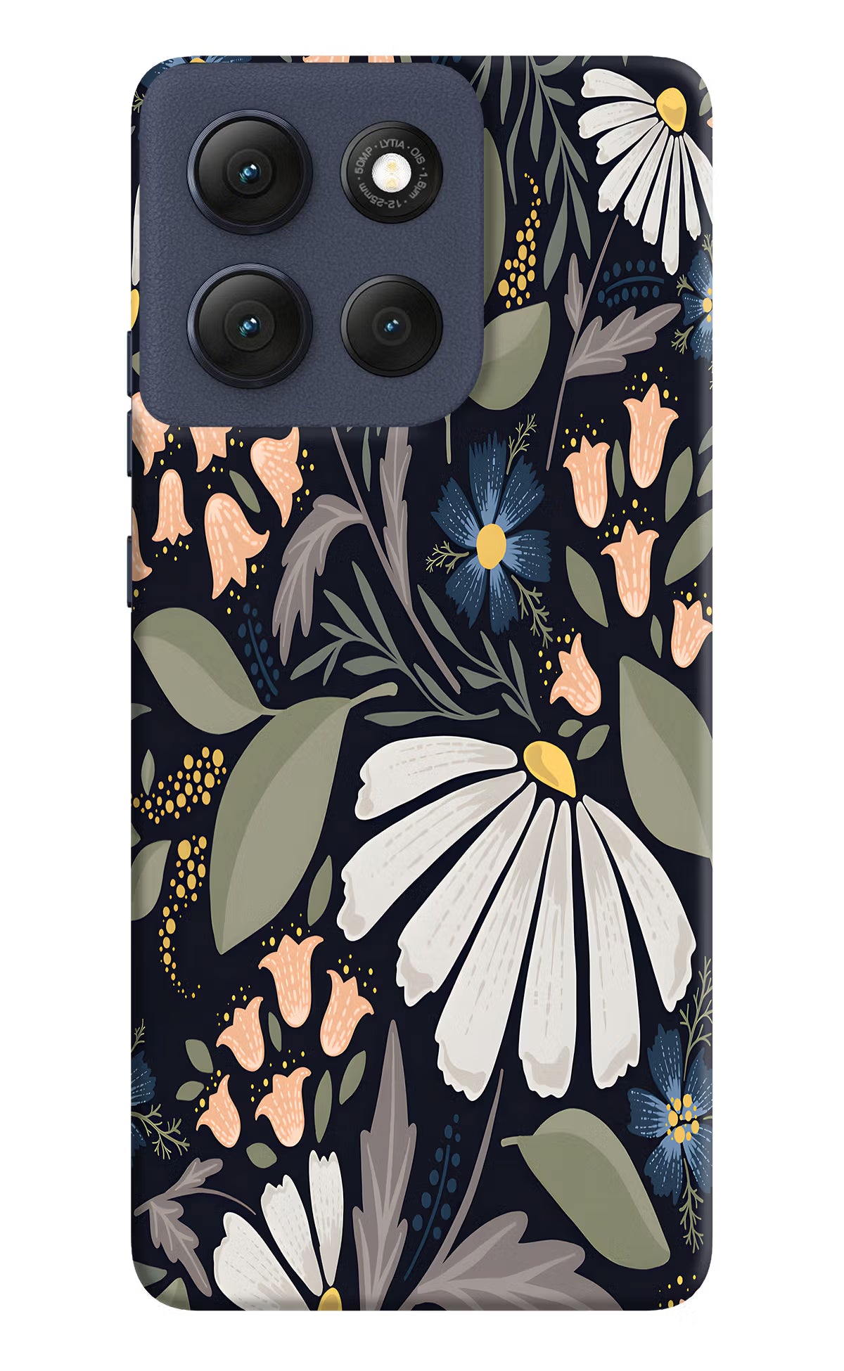 Flowers Art Moto G86 Power Hard Case Back Cover by Casekaro
