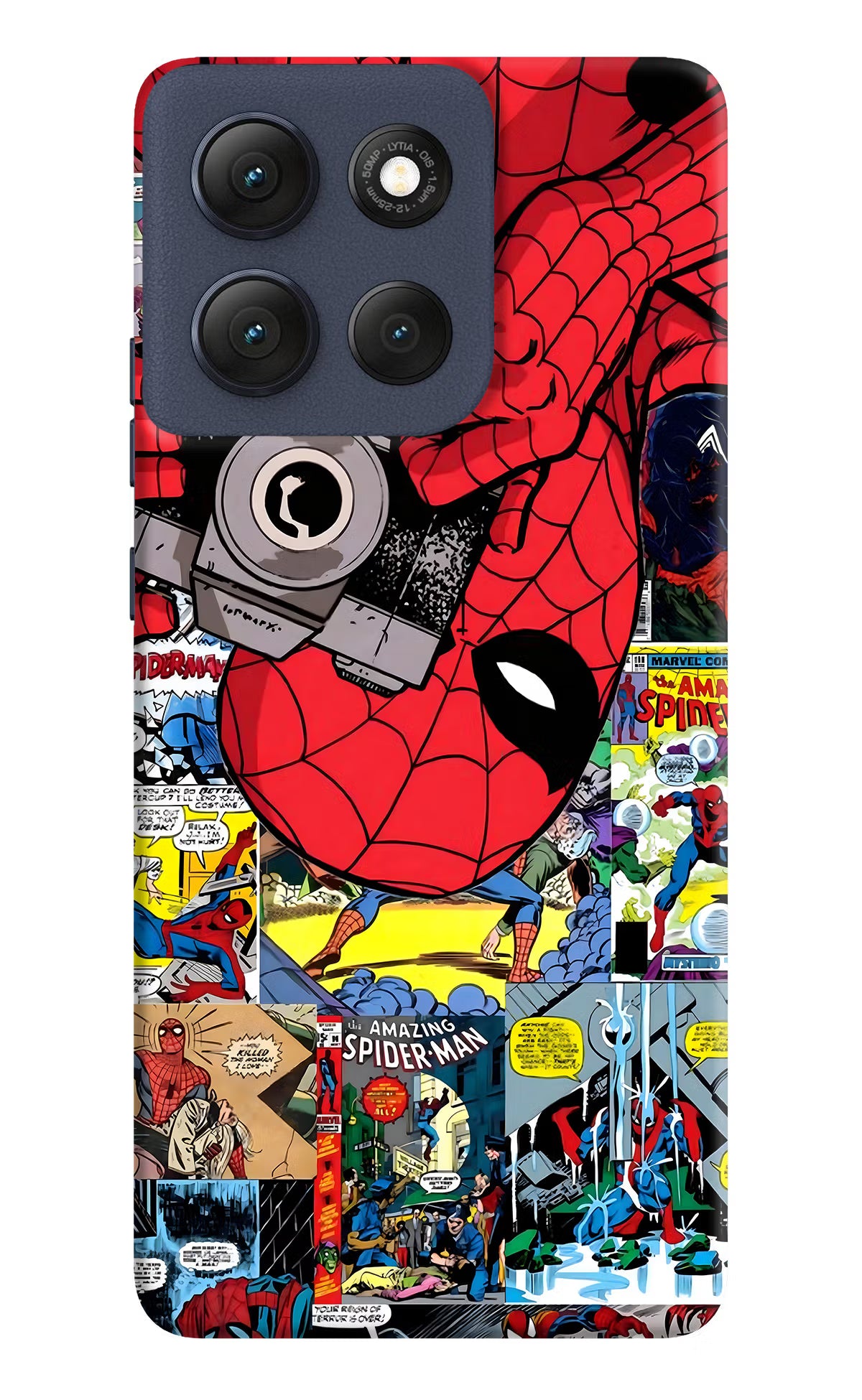 Spider Man Moto G86 Power Hard Case Back Cover by Casekaro