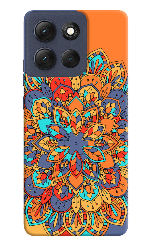Color Mandala Moto G86 Power Hard Case Back Cover by Casekaro