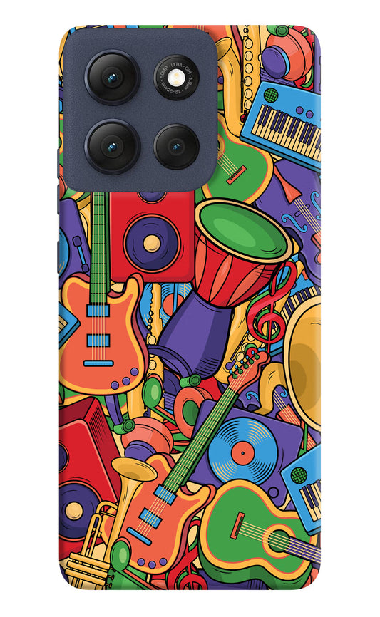 Music Instrument Doodle Moto G86 Power Hard Case Back Cover by Casekaro