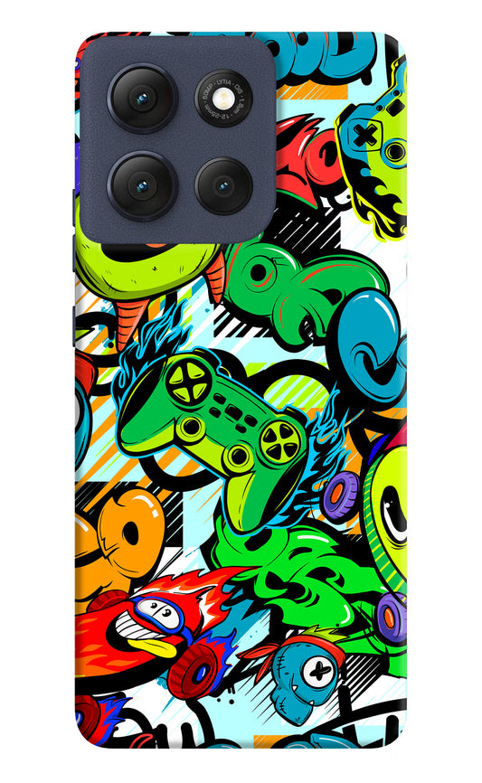 Game Doodle Moto G86 Power Hard Case Back Cover by Casekaro