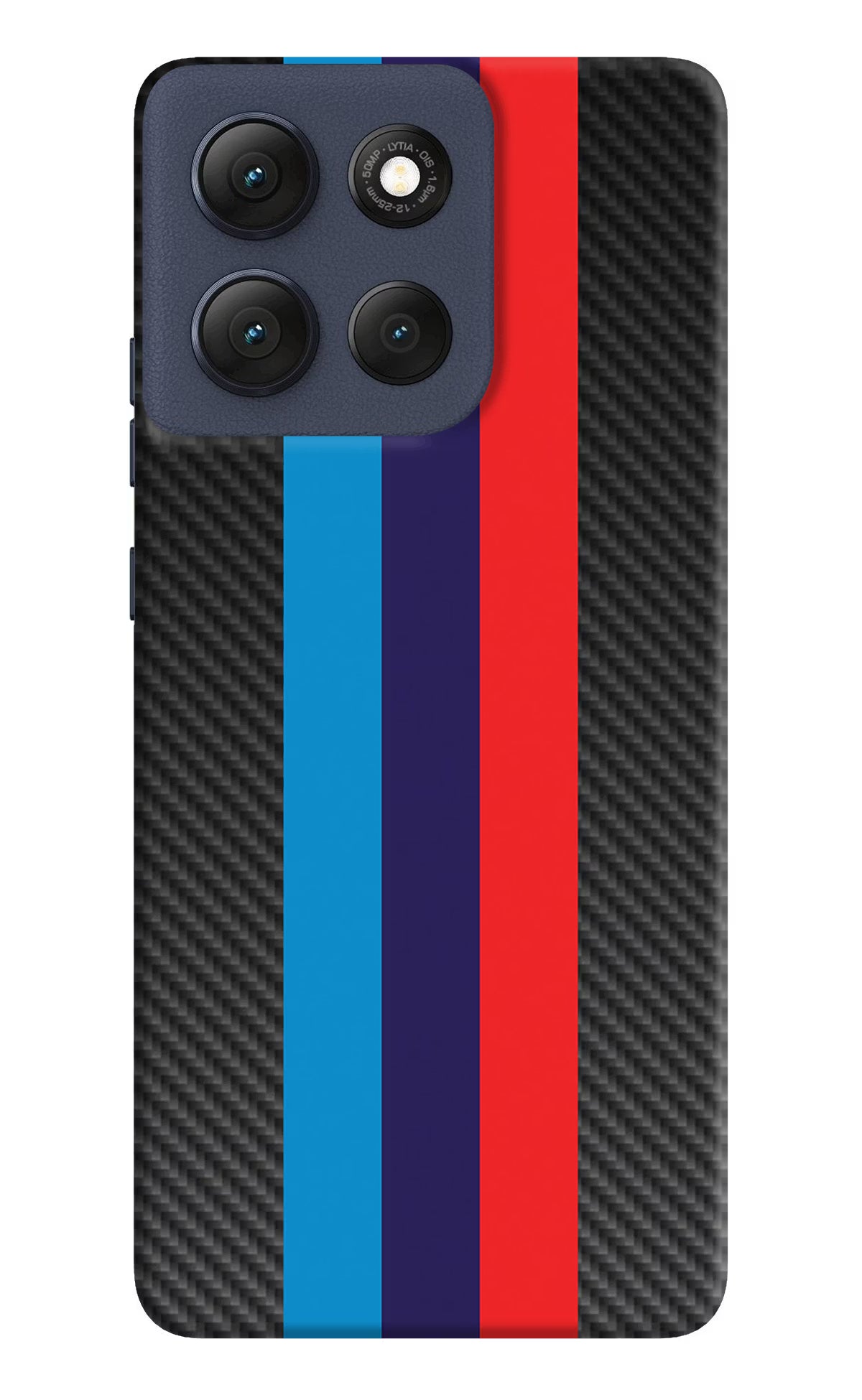 BMW Stripes Pattern Moto G86 Power Hard Case Back Cover by Casekaro