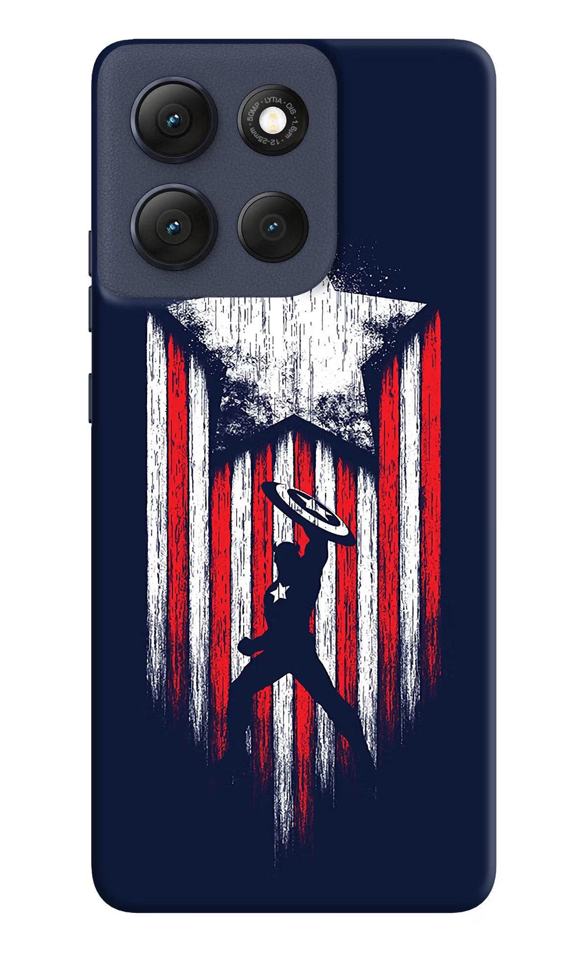 Captain America Marvel Art Moto G86 Power Hard Case Back Cover by Casekaro