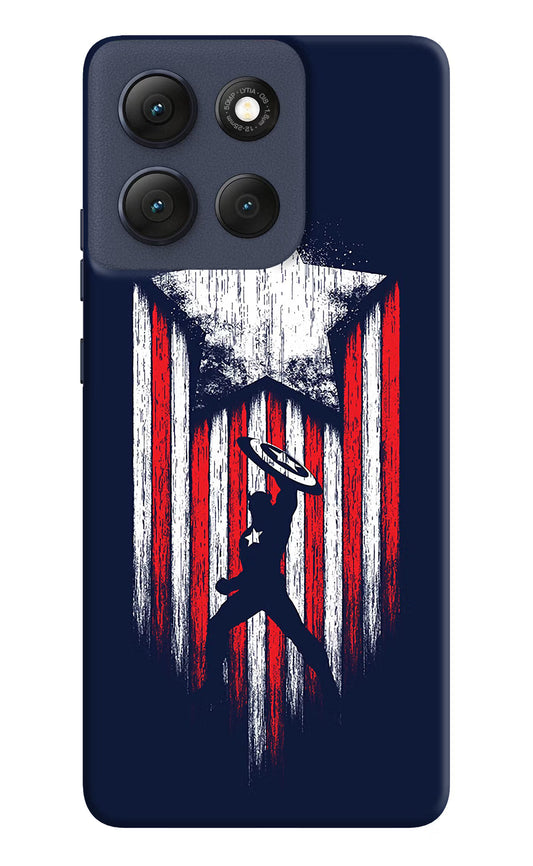 Captain America Marvel Art Moto G86 Power Hard Case Back Cover by Casekaro