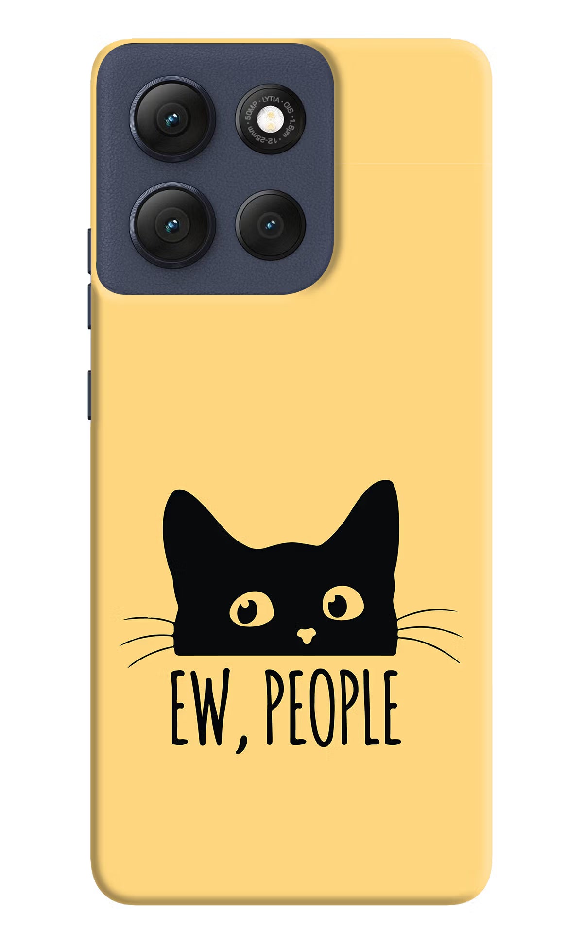 Ew People Catitude Moto G86 Power Hard Case Back Cover by Casekaro