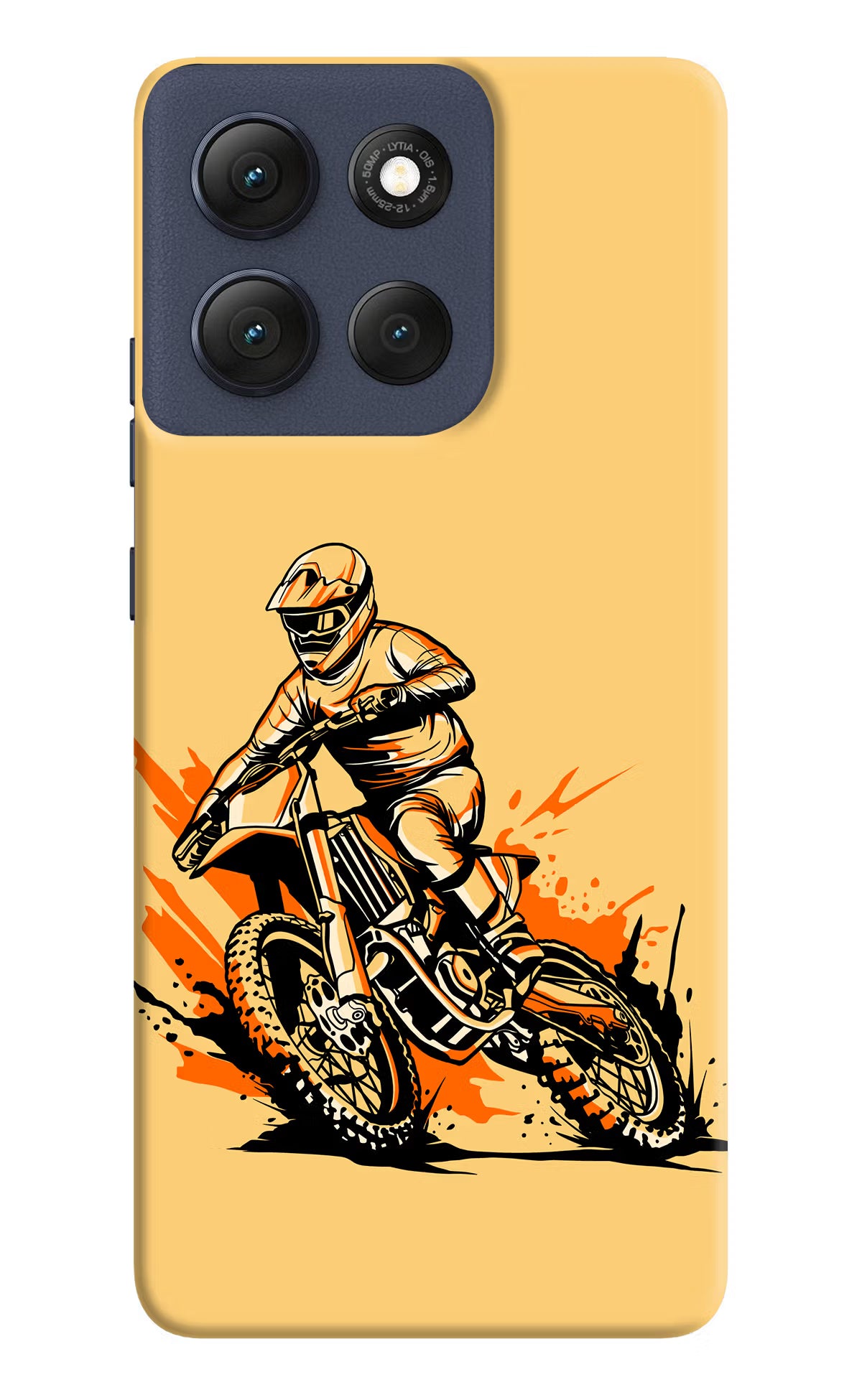 Off-Road Fury Moto G86 Power Hard Case Back Cover by Casekaro