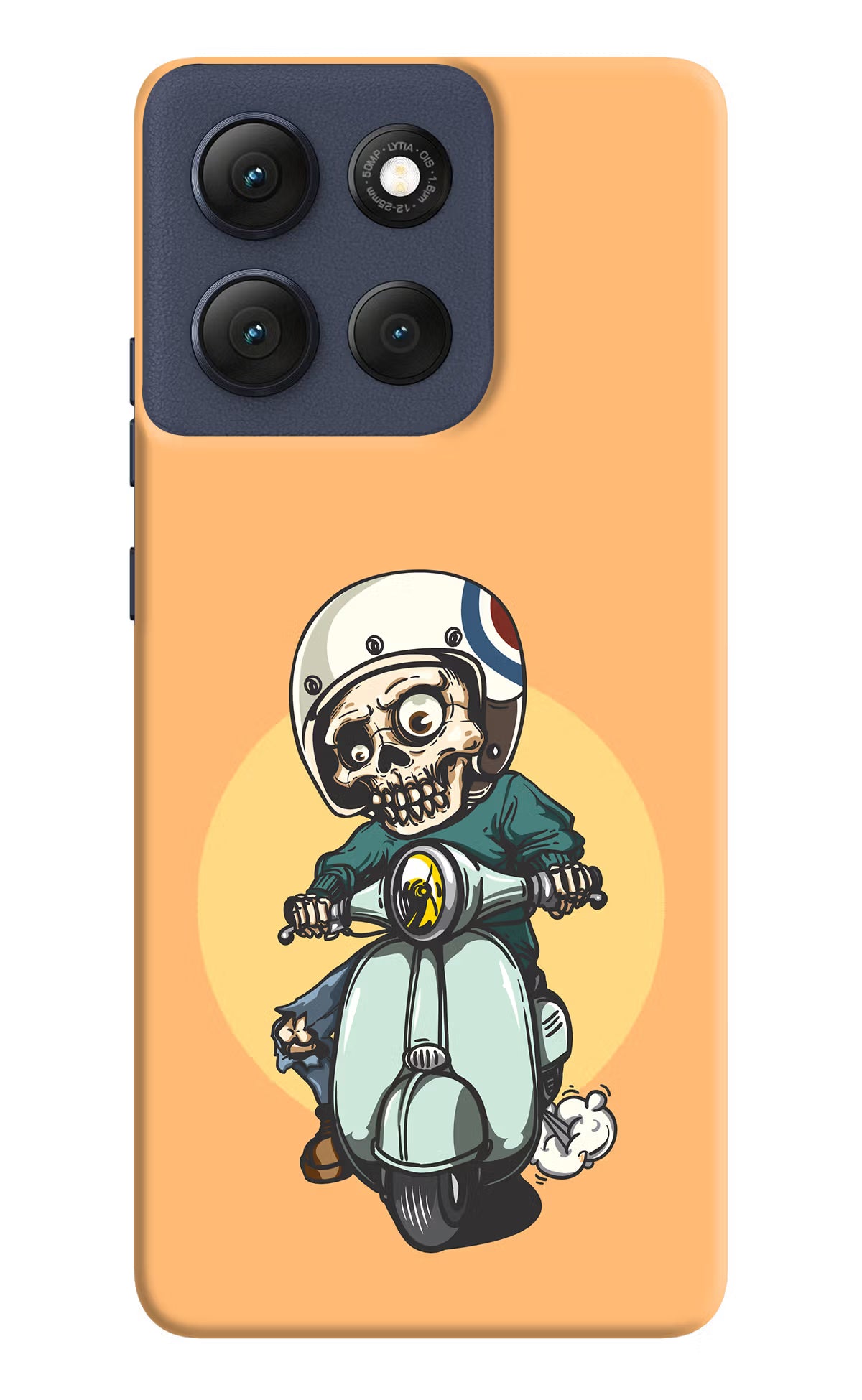 Undead Biker Moto G86 Power Hard Case Back Cover by Casekaro