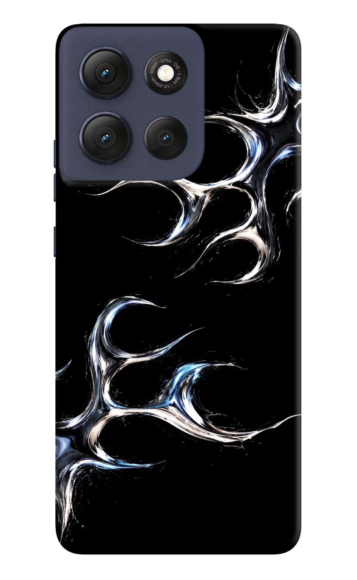 Chrome Tribal Moto G86 Power Hard Case Back Cover by Casekaro