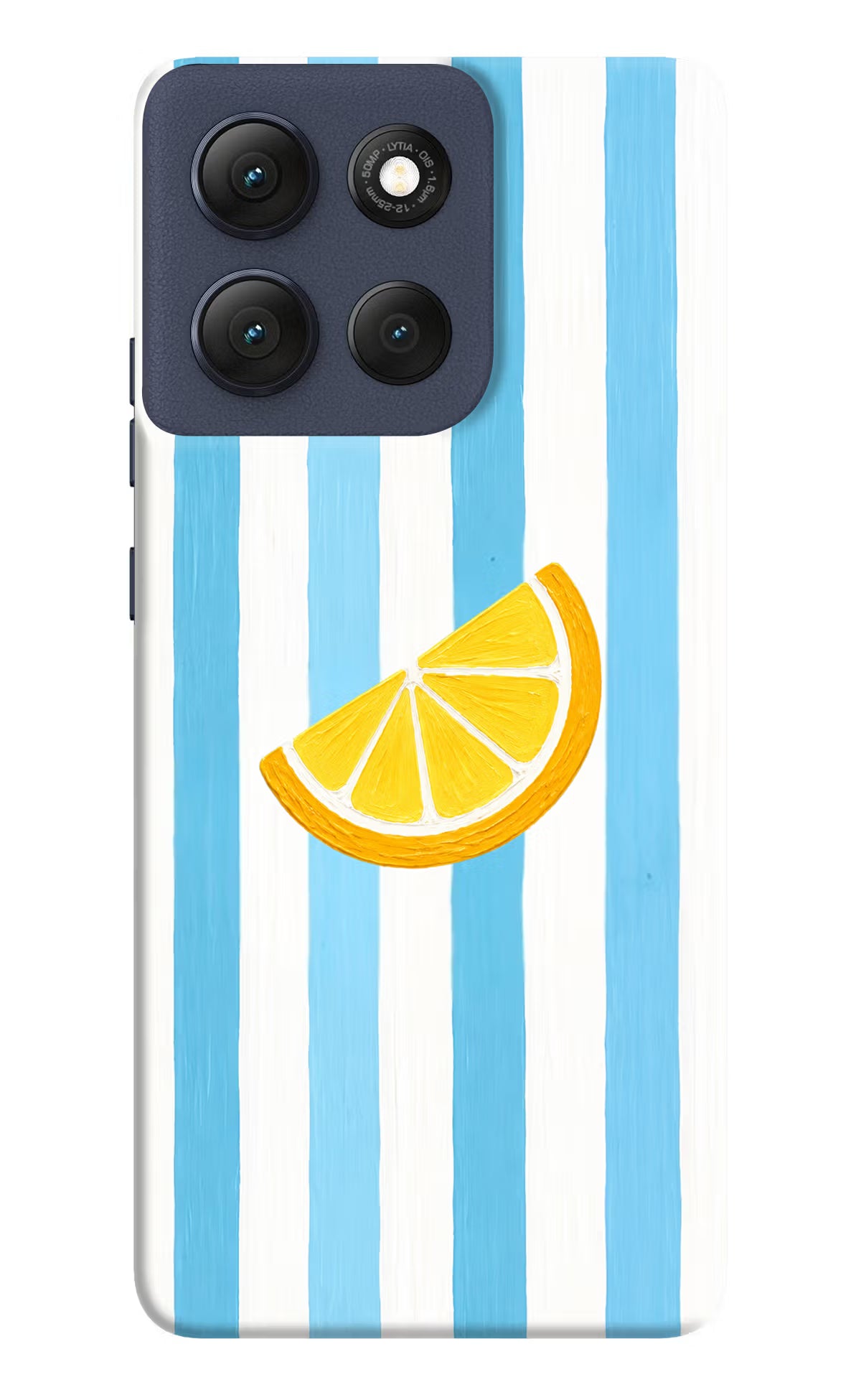 Summer Lemon Moto G86 Power Hard Case Back Cover by Casekaro