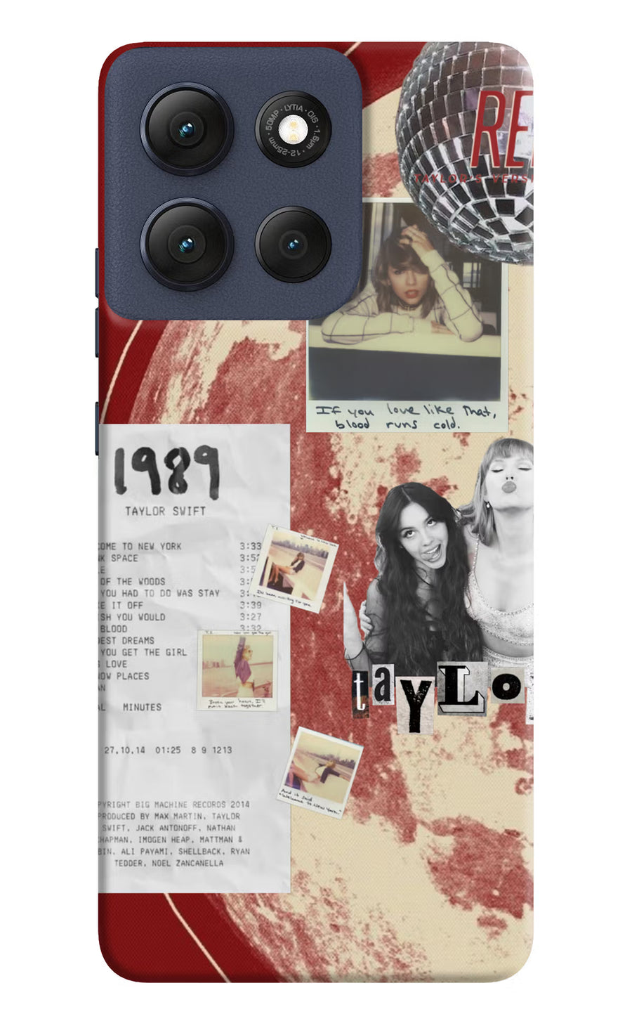 Taylor Swift Moto G86 Power Back Cover, Hard case