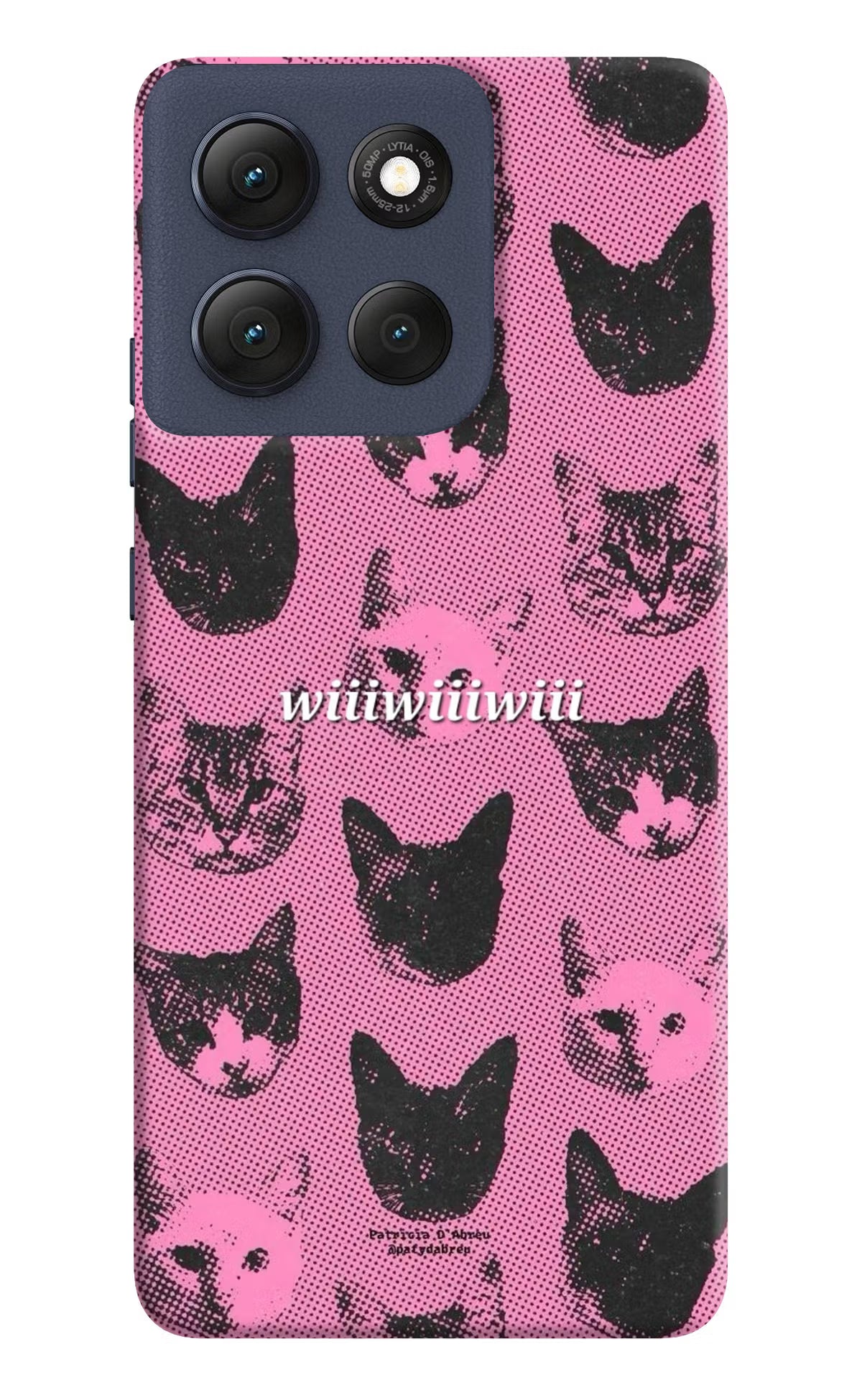 Pink Cats Moto G86 Power Back Cover