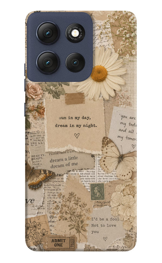 Vintage case Moto G86 Power Hard Case Back Cover by Casekaro