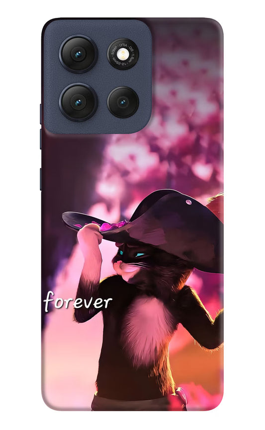 Forever Cat Moto G86 Power Hard Case Back Cover by Casekaro