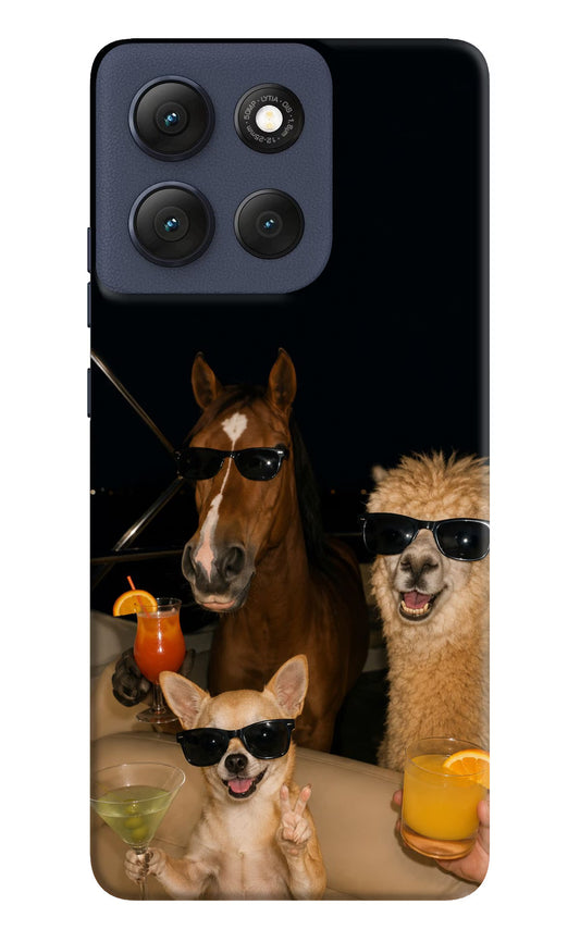 Party Squad Moto G86 Power Hard Case Back Cover by Casekaro