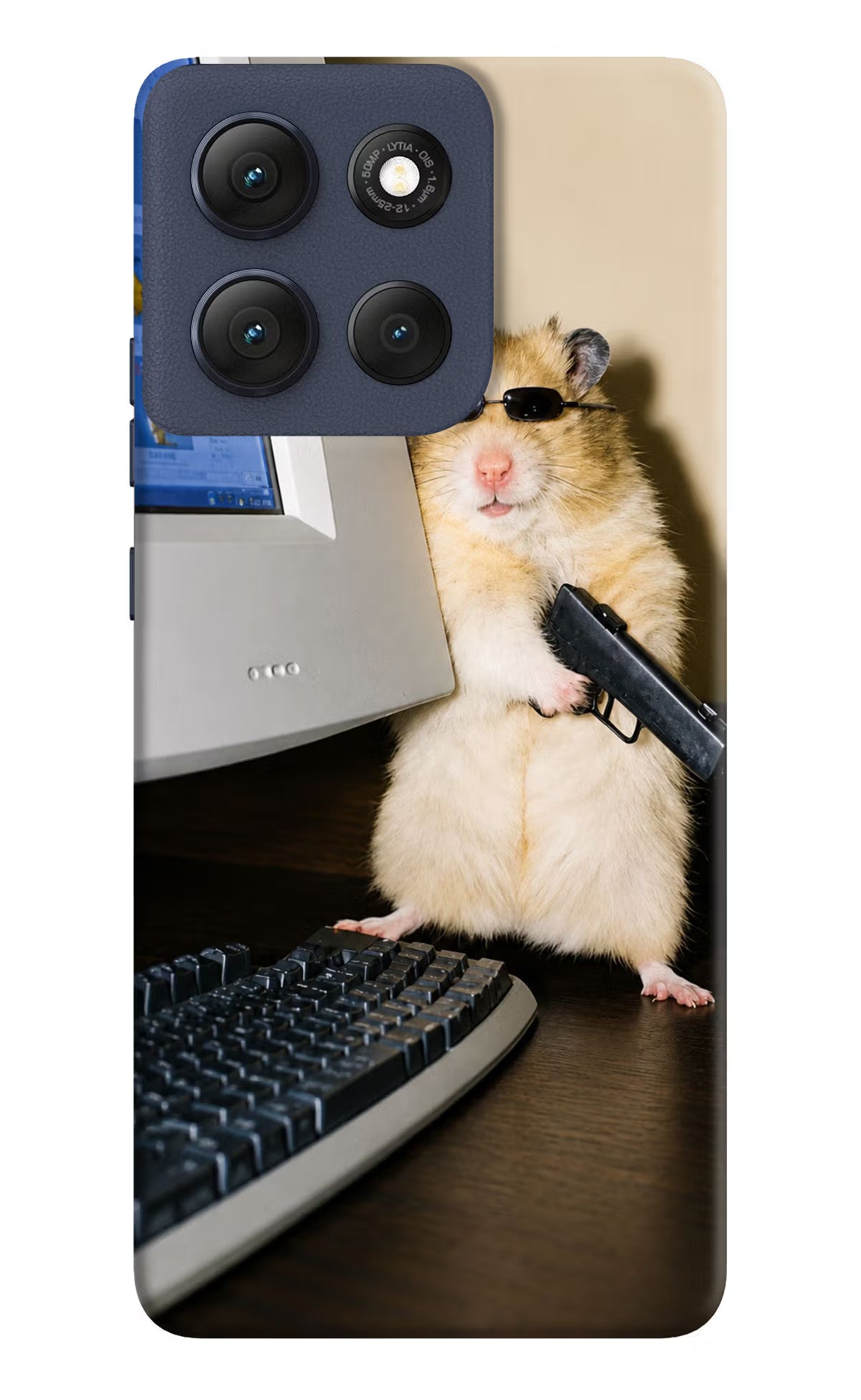 Hacker Hamster Moto G86 Power Back Cover