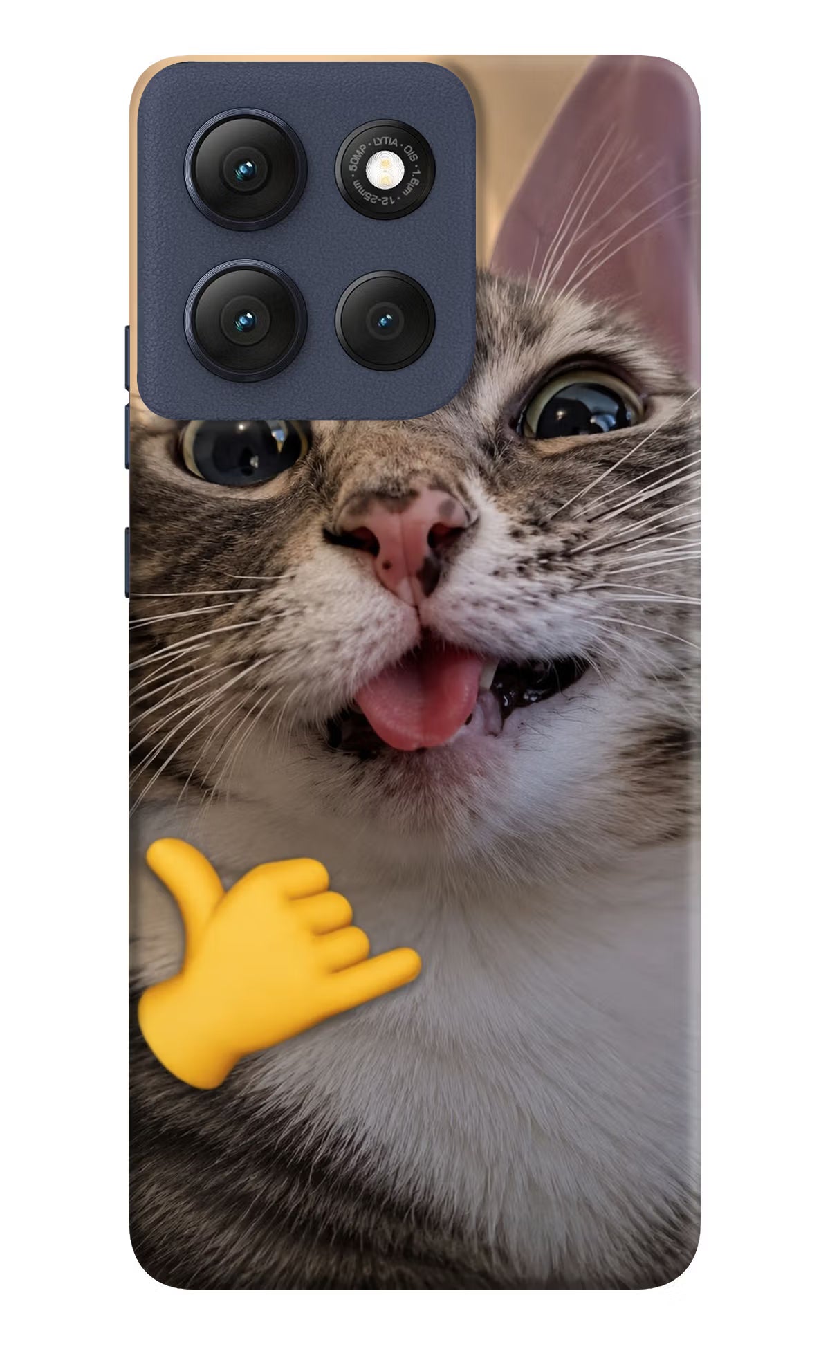Silly Cat Call Moto G86 Power Hard Case Back Cover by Casekaro