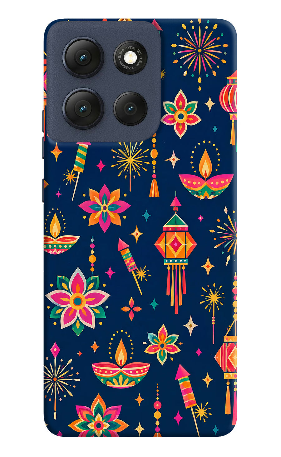 Festive Pop Moto G86 Power Back Cover, Hard case