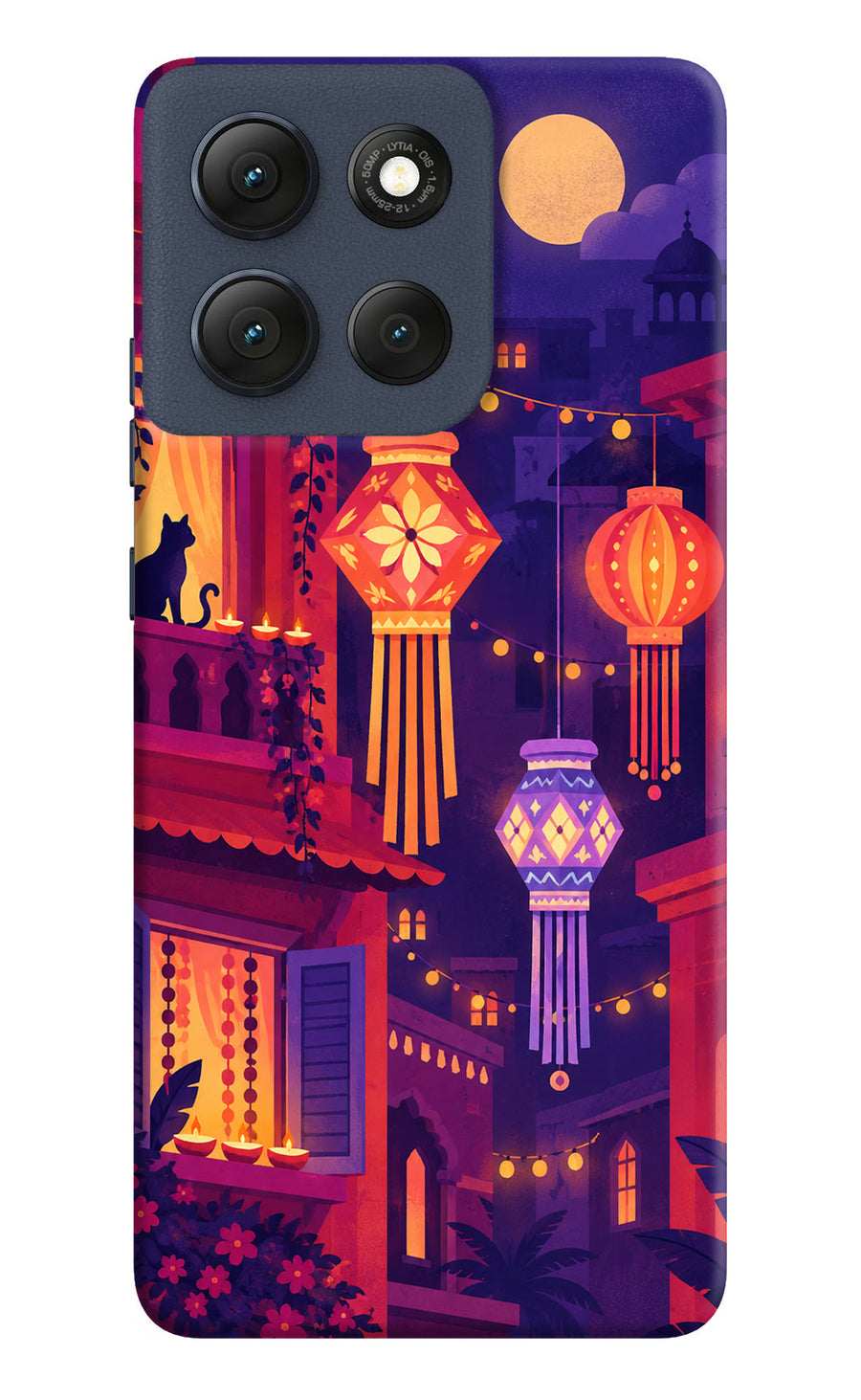 Lantern Lane Moto G86 Power Back Cover, Hard case