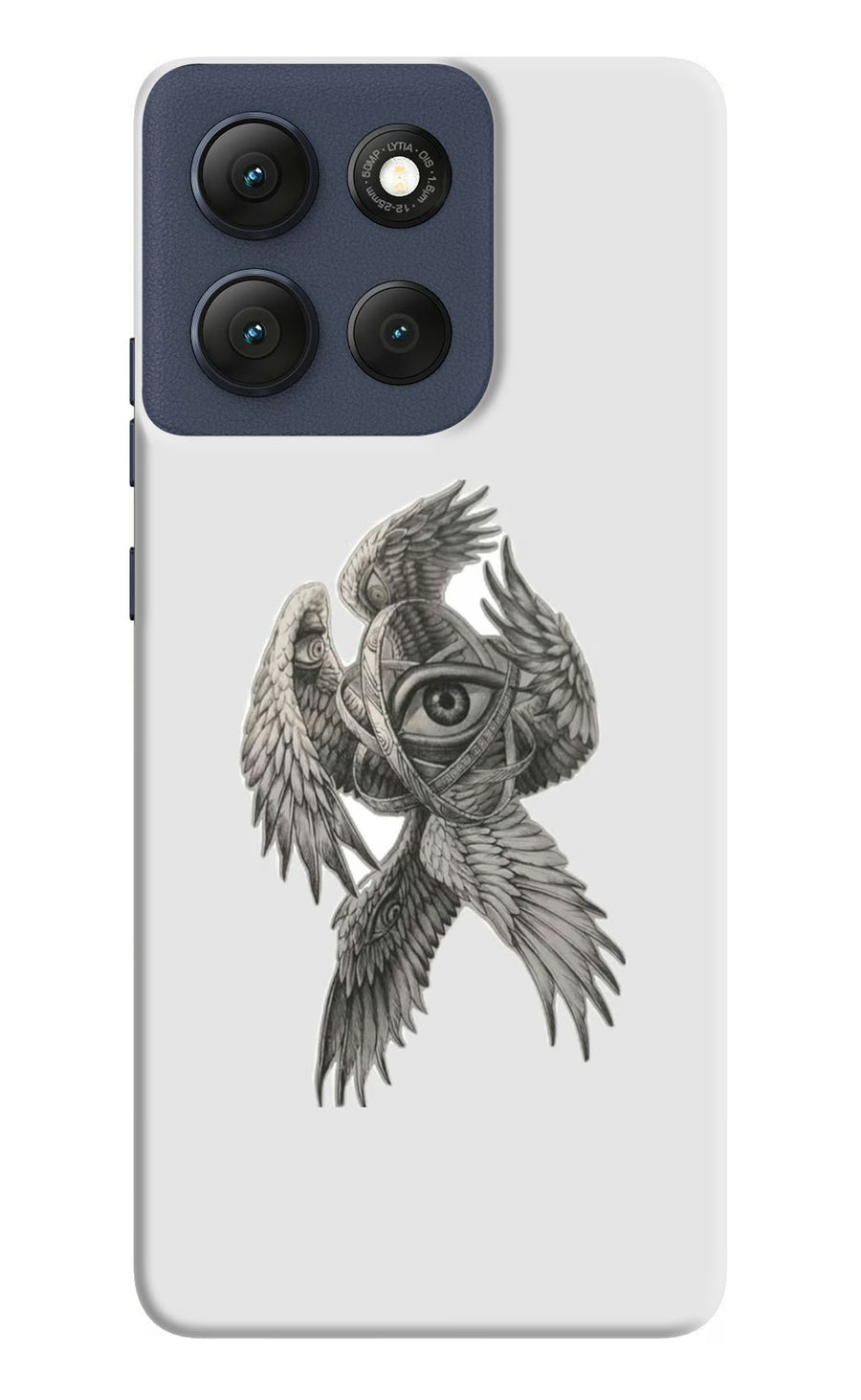 Accurate Angel Moto G86 Power Back Cover, Hard case