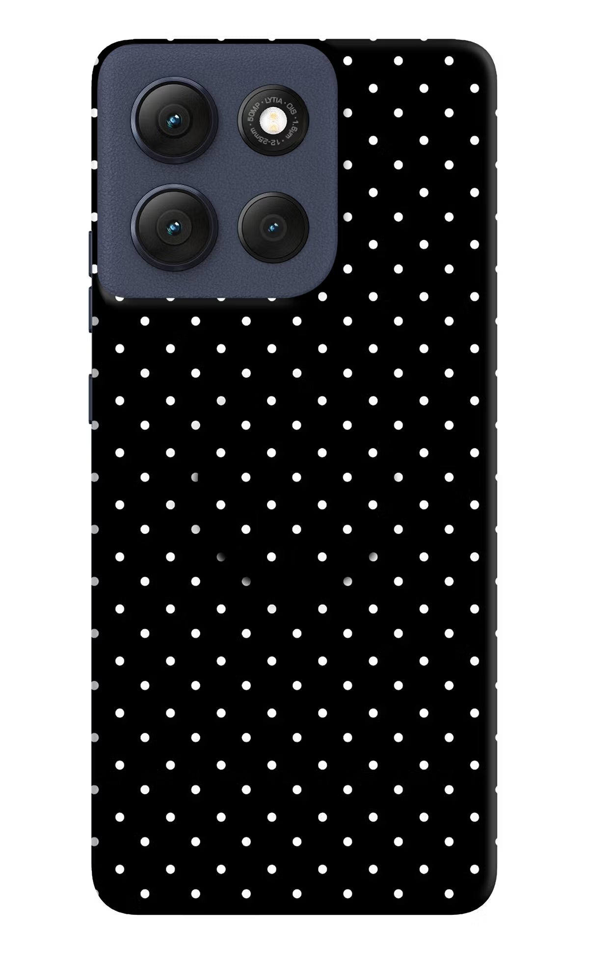 White Dots Moto G86 Power Pop Case by Casekaro