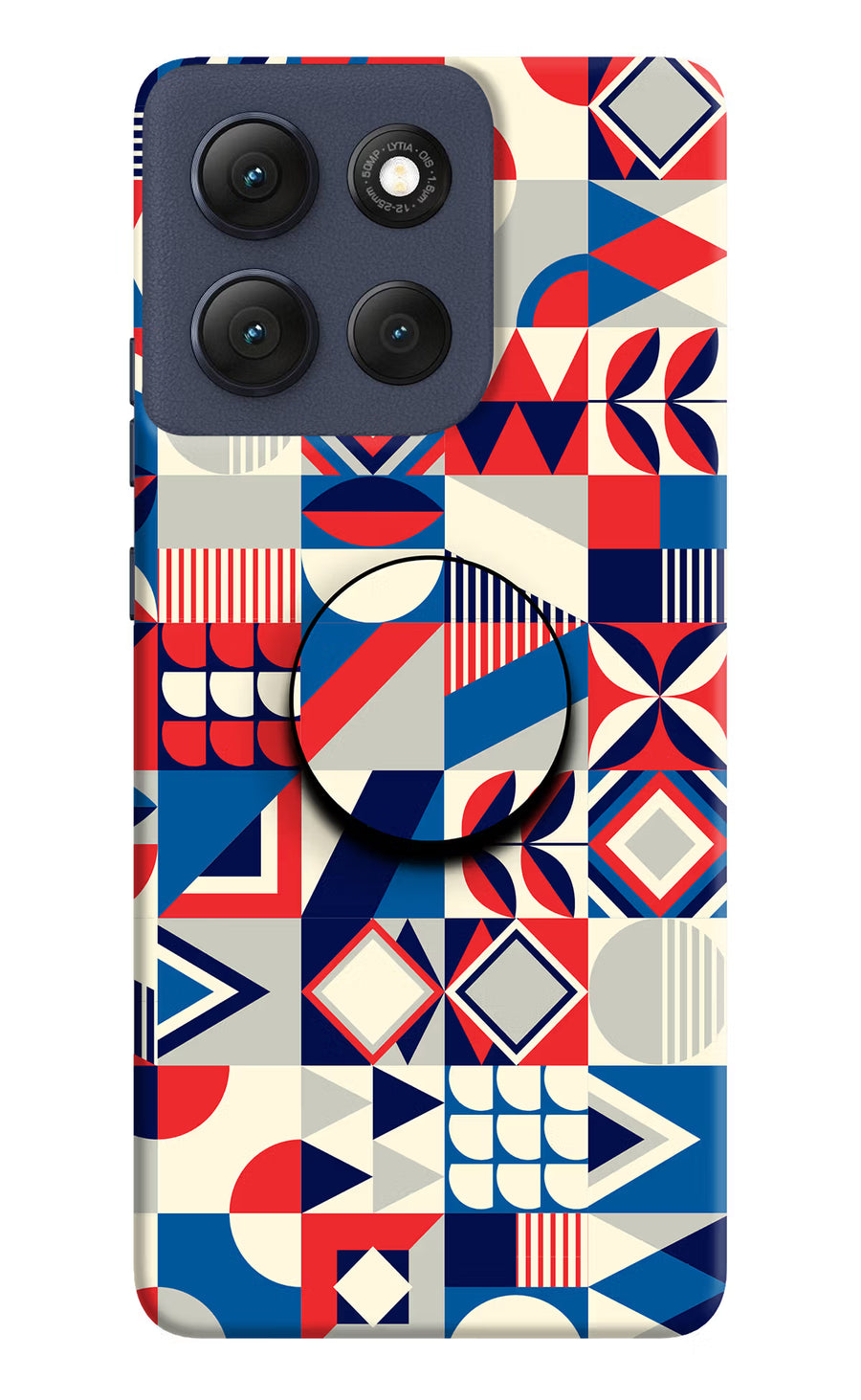Colorful Pattern Moto G86 Power Pop Case, Hard case