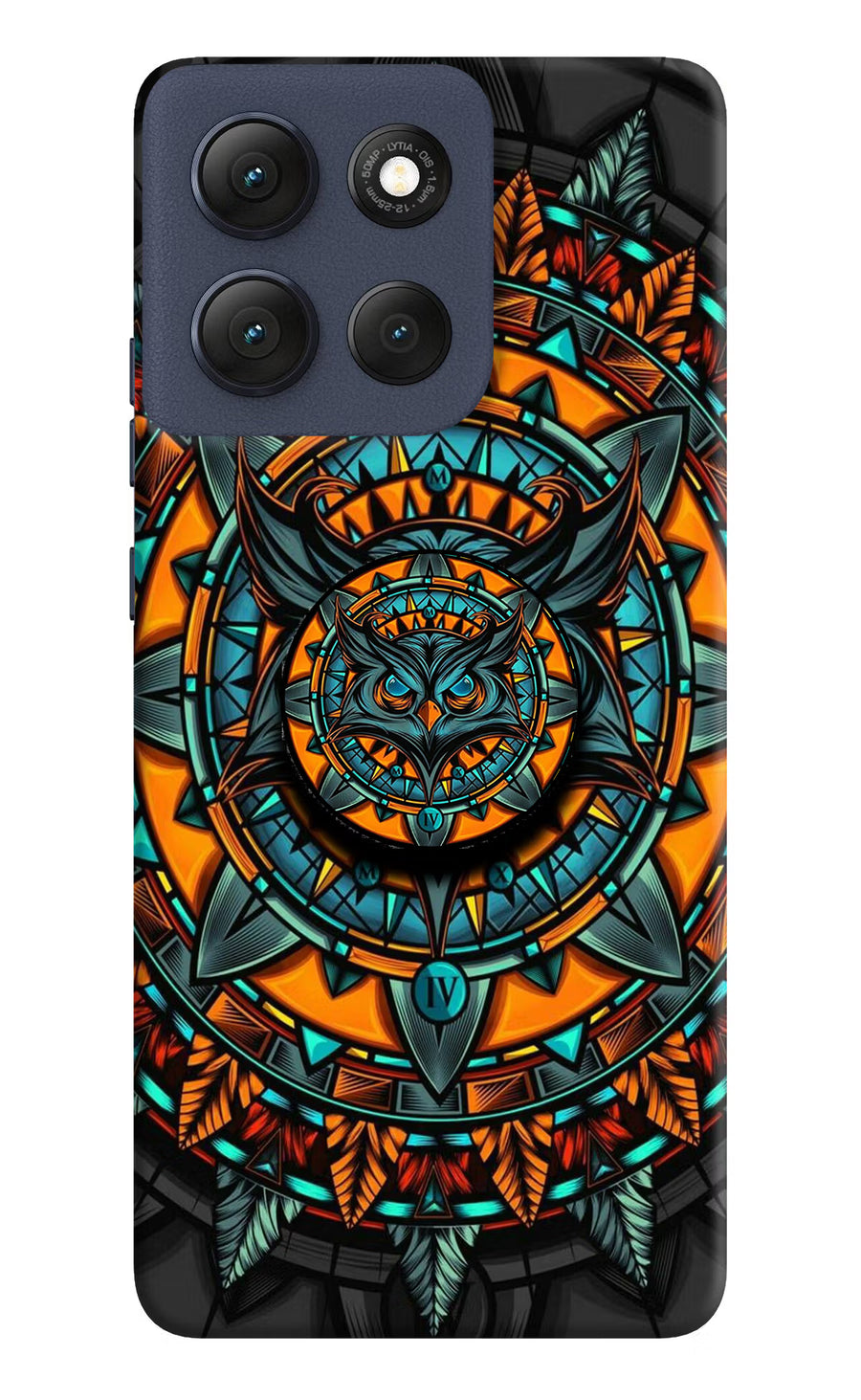 Angry Owl Moto G86 Power Pop Case, Hard case